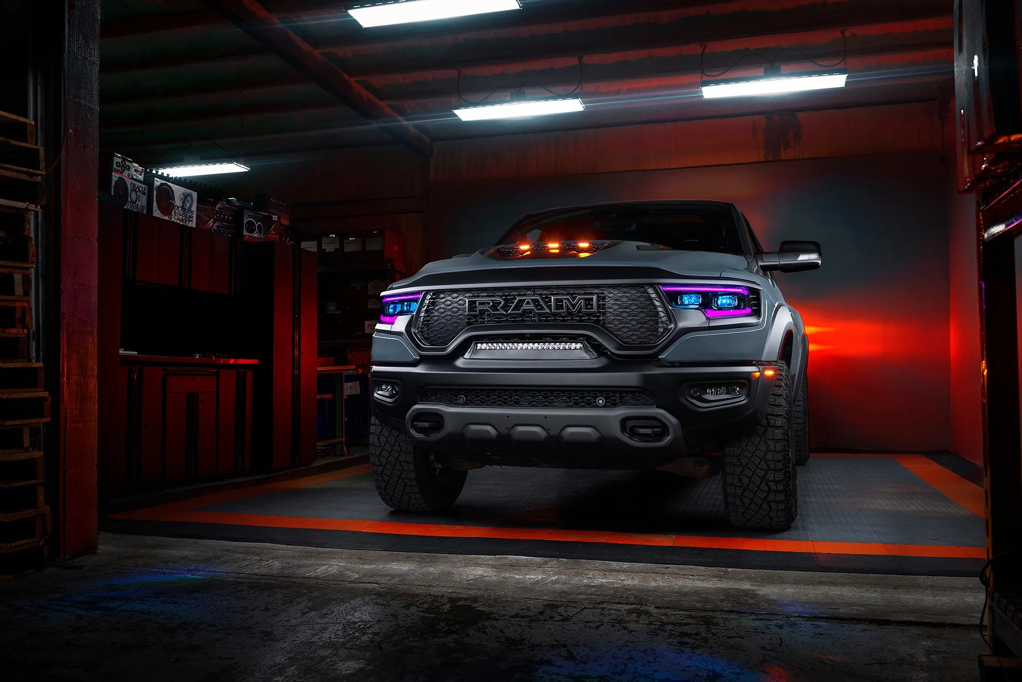 ORACLE Lighting 2019-2024 Ram 1500 RGBW A Headlight DRL Upgrade Kit - LED Projector Headlights