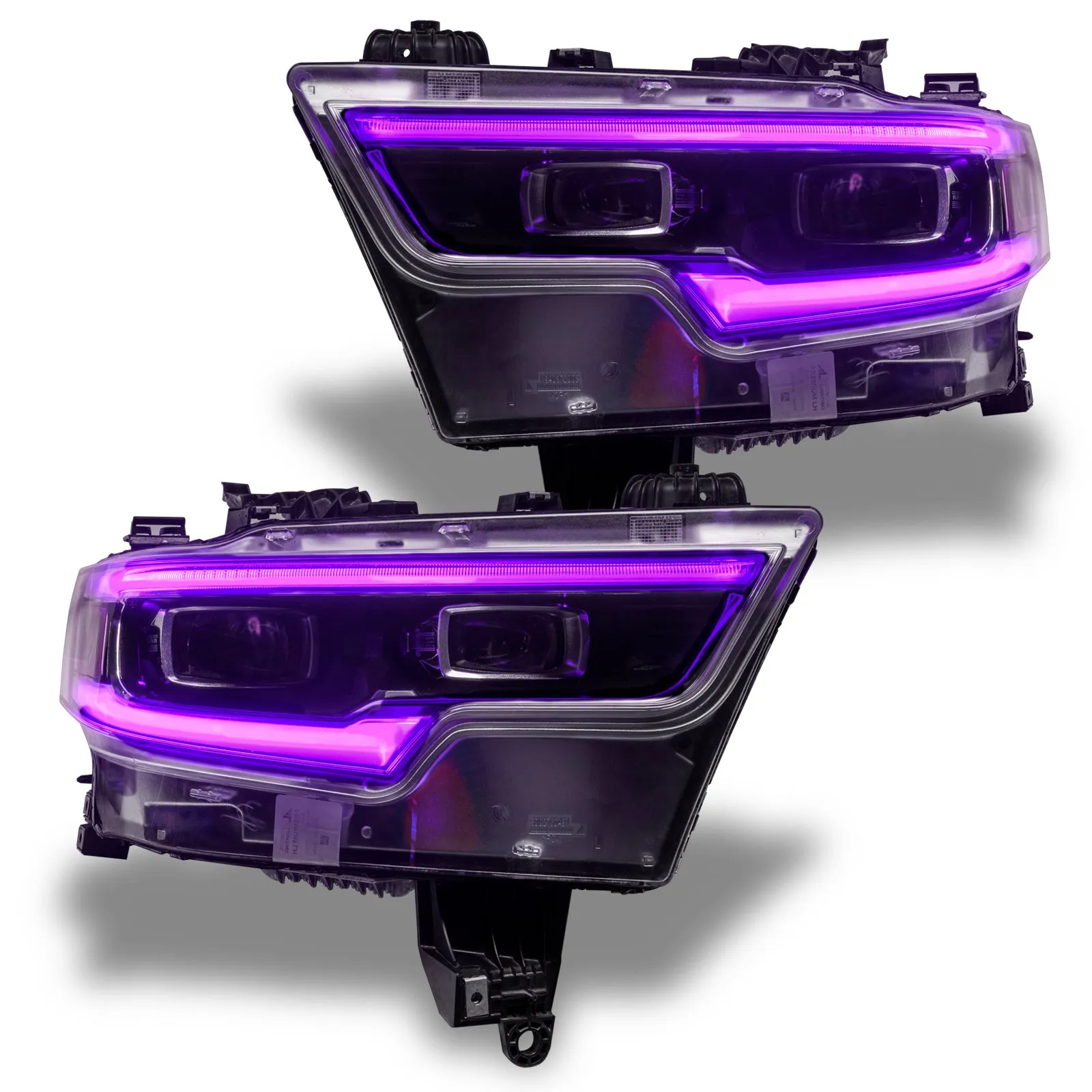 ORACLE Lighting 2019-2024 Ram 1500 RGBW A Headlight DRL Upgrade Kit - LED Projector Headlights
