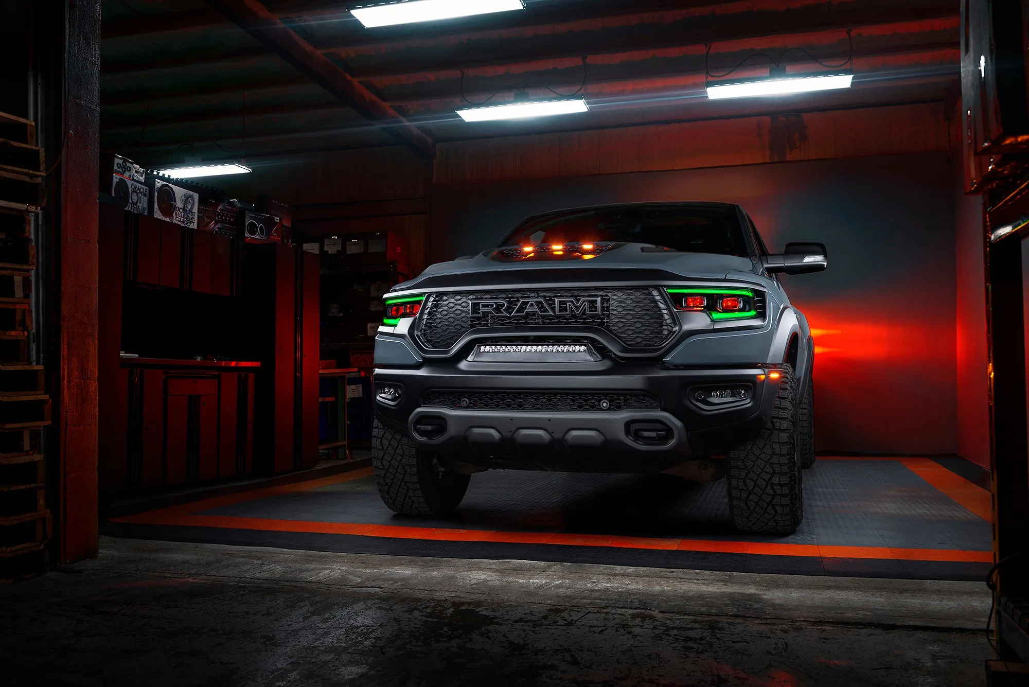 ORACLE Lighting 2019-2024 Ram 1500 RGBW A Headlight DRL Upgrade Kit - LED Projector Headlights