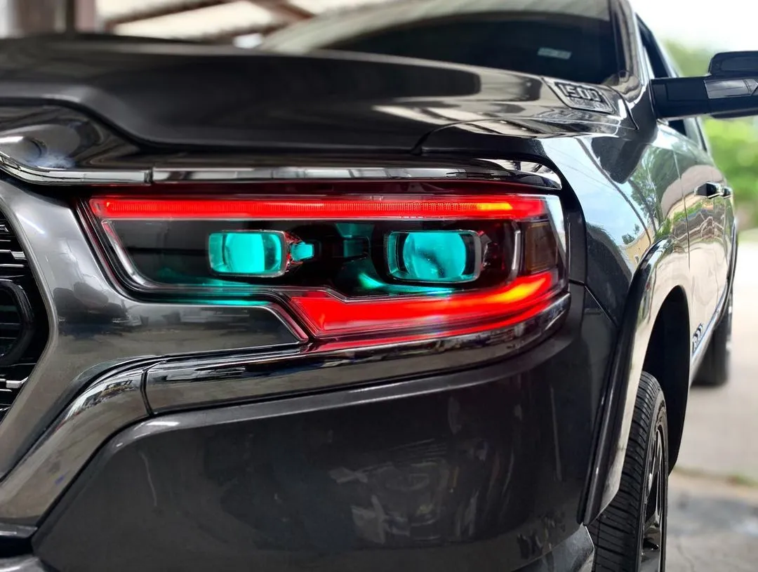 ORACLE Lighting 2019-2024 Ram 1500 RGBW A Headlight DRL Upgrade Kit - LED Projector Headlights