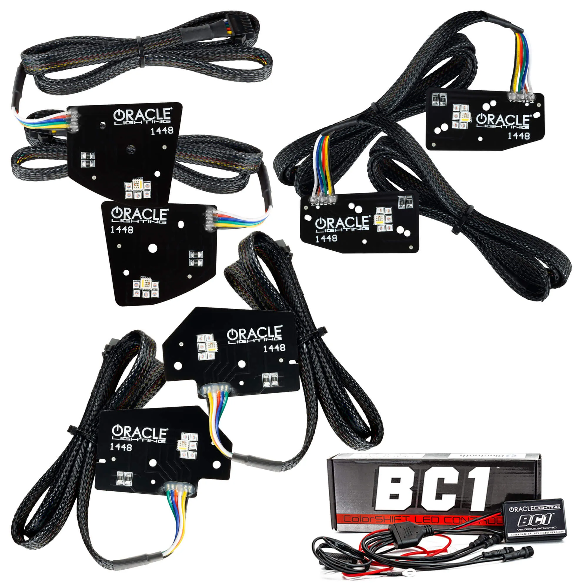 ORACLE Lighting 2019-2024 Ram 1500 RGBW A Headlight DRL Upgrade Kit - LED Projector Headlights