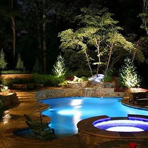 Outdoor Blue LED Flood Bulb, 120W Weatherproof & Anti-Ageing, Dimmable 4-Pack