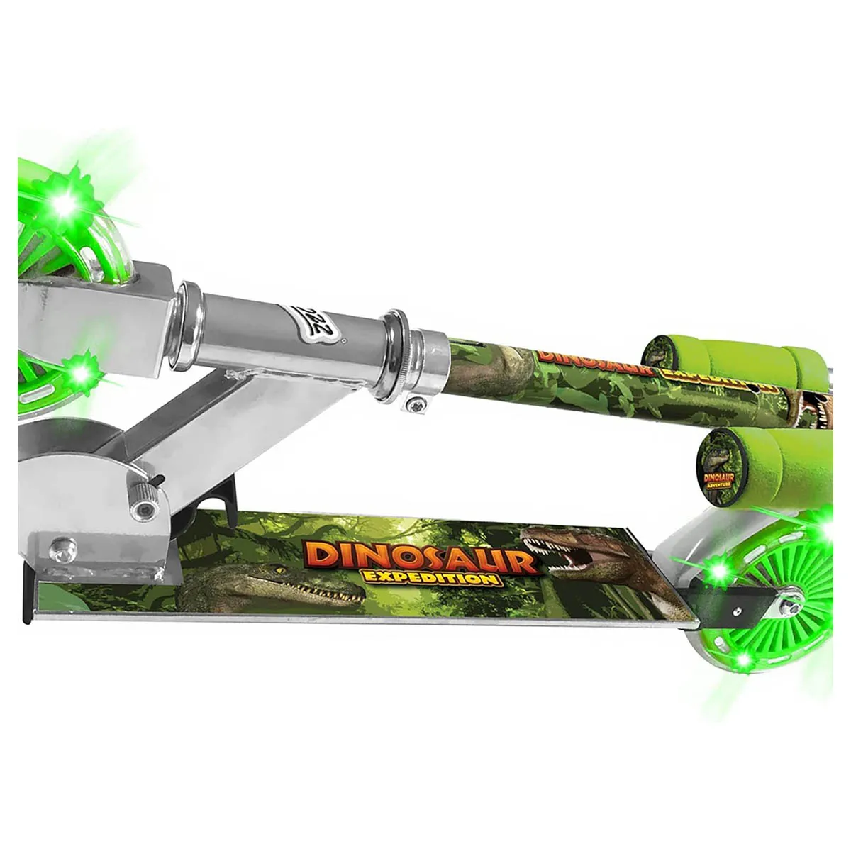 Ozbozz Dinosaur Expedition Light Up Scooter