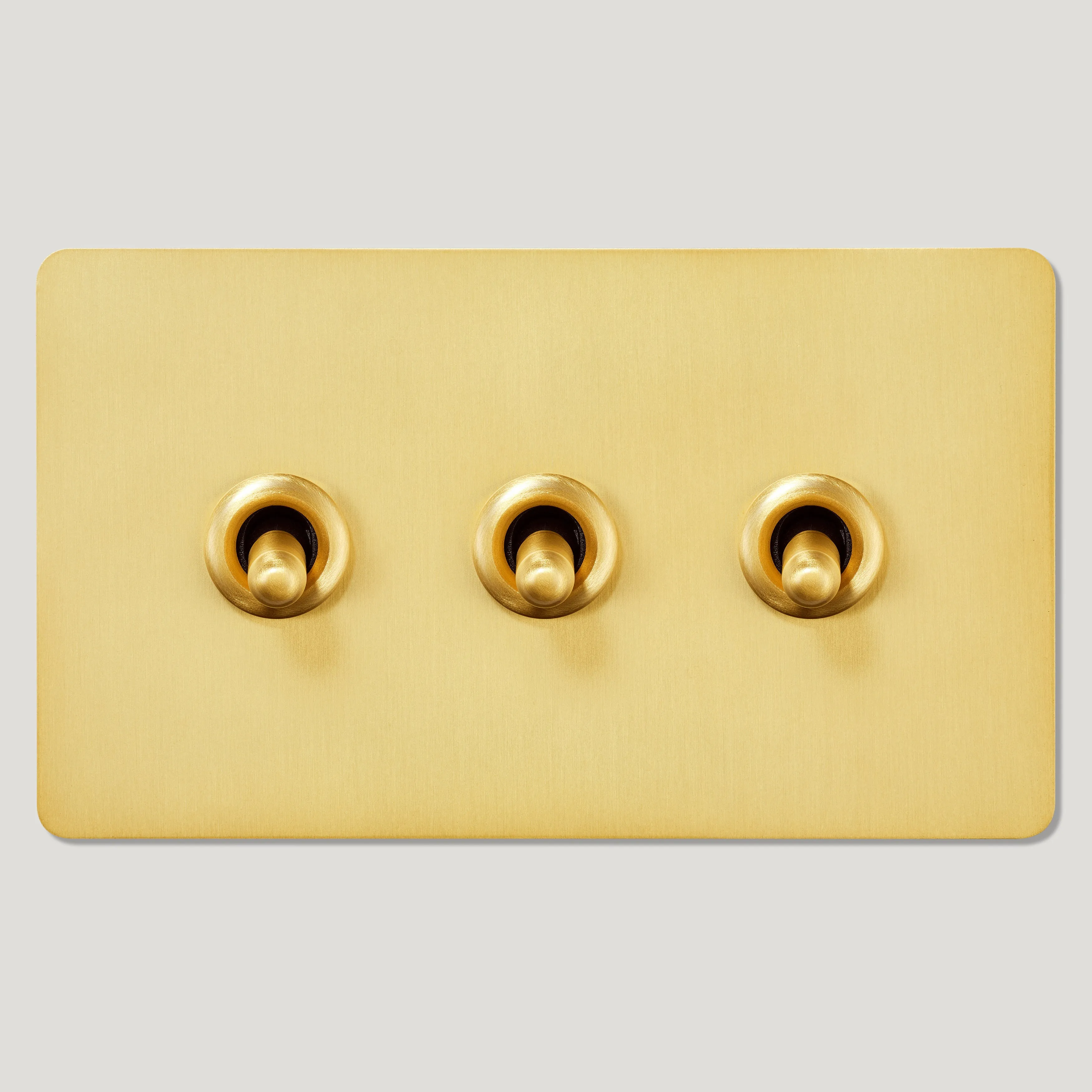 PALO 3G Two Way Toggle Light Switch - Brass
