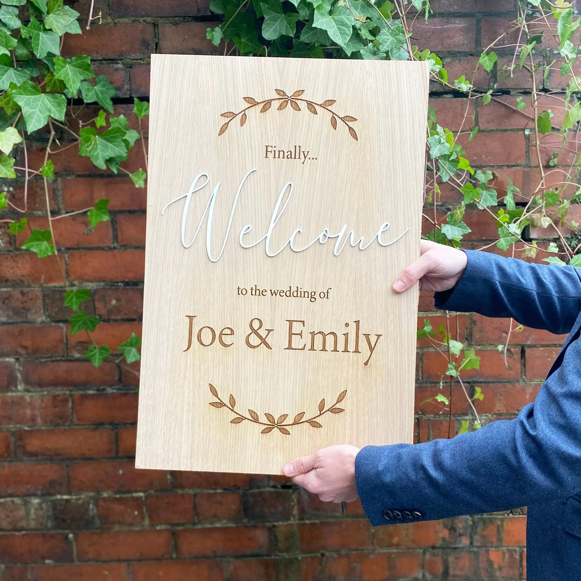 Personalised Wedding Wooden Sign Bundle
