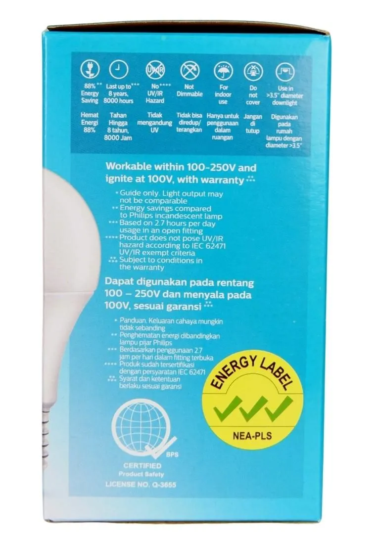 Philips Essential Led Bulb 11 Watts Daylight