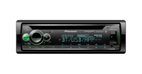 Pioneer DEH-S7200BHS Single DIN CD Receiver, Built-in Bluetooth HD Radio Tuner and SiriusXM Ready