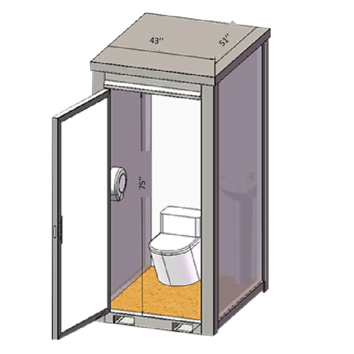 Portable Restroom w/ Sink