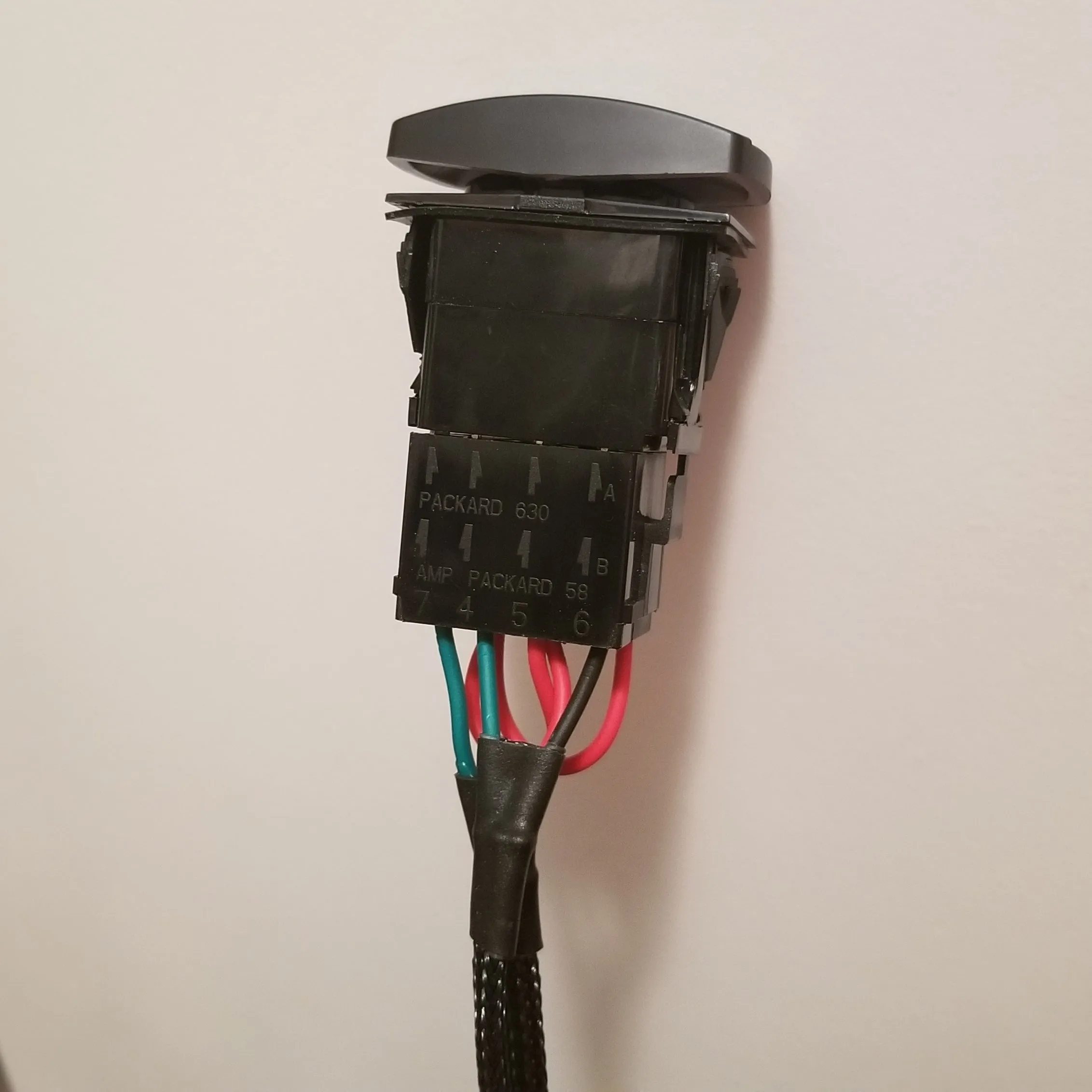 Pre-Wired Winch in/out flush mount switch for Honda Pioneer, Talon.