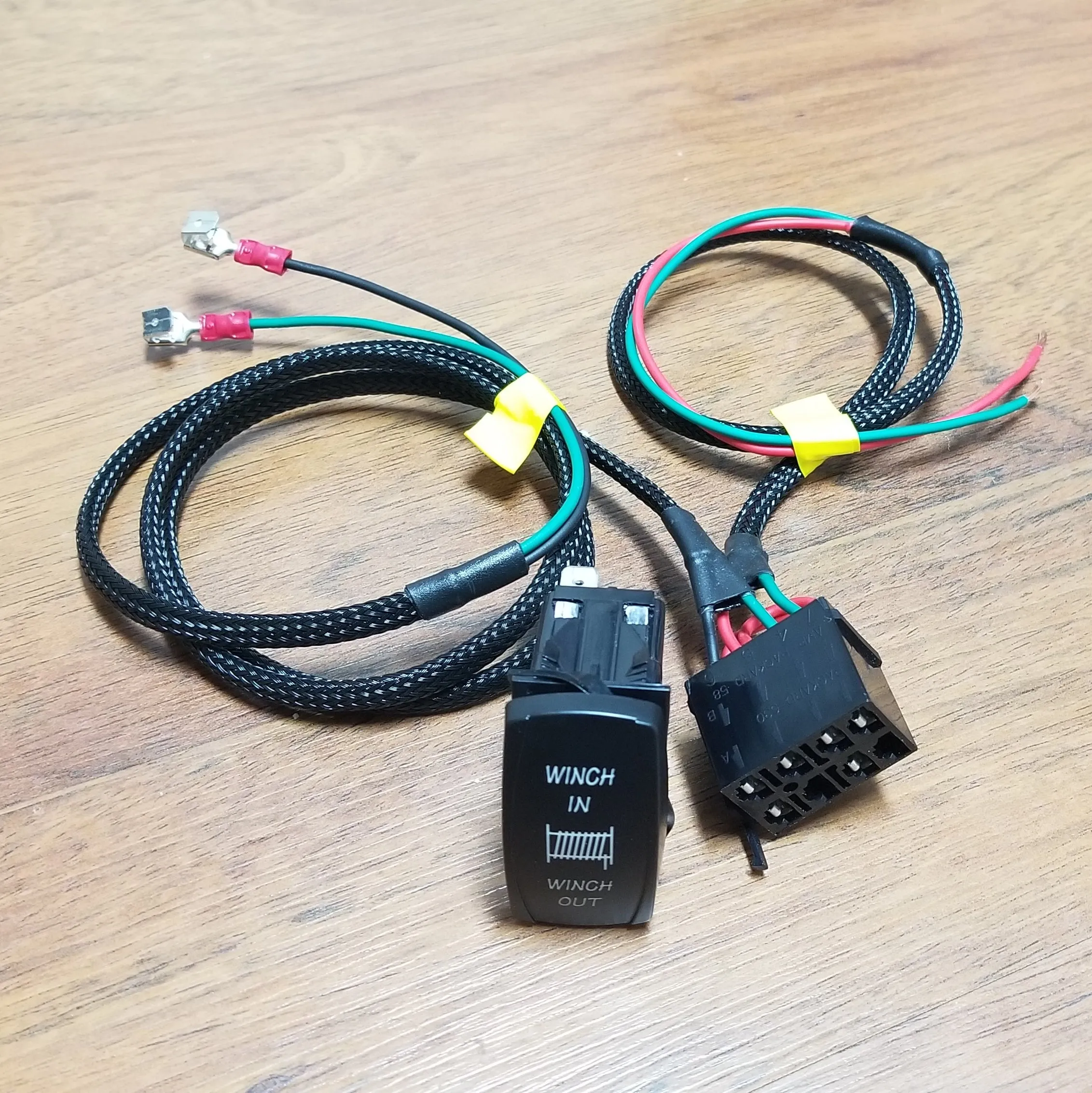 Pre-Wired Winch in/out flush mount switch for Honda Pioneer, Talon.