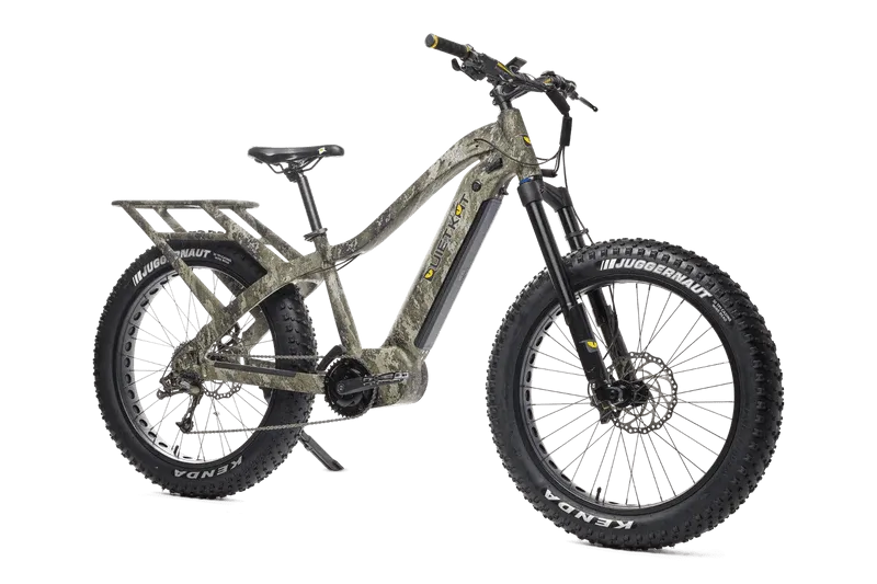 QuietKat Apex Pro All-Terrain Fat Tire Electric Bike 48V, 17.25Ah, 1000W Mid-Drive Motor with Variable Power Output Technology to select between Class 1, 2, 3, and Unlimited Modes