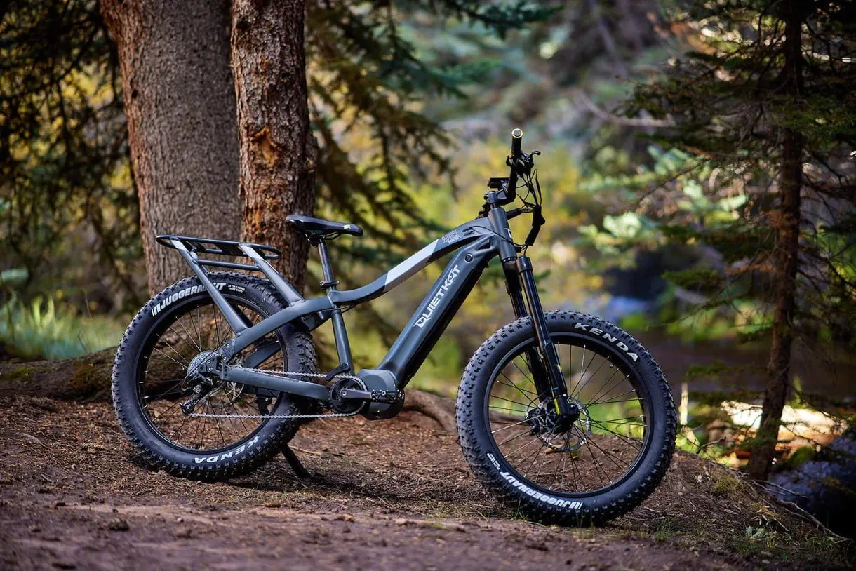 QuietKat Apex Pro All-Terrain Fat Tire Electric Bike 48V, 17.25Ah, 1000W Mid-Drive Motor with Variable Power Output Technology to select between Class 1, 2, 3, and Unlimited Modes