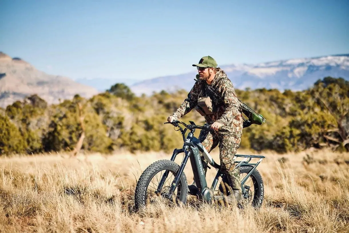 QuietKat Apex Pro All-Terrain Fat Tire Electric Bike 48V, 17.25Ah, 1000W Mid-Drive Motor with Variable Power Output Technology to select between Class 1, 2, 3, and Unlimited Modes