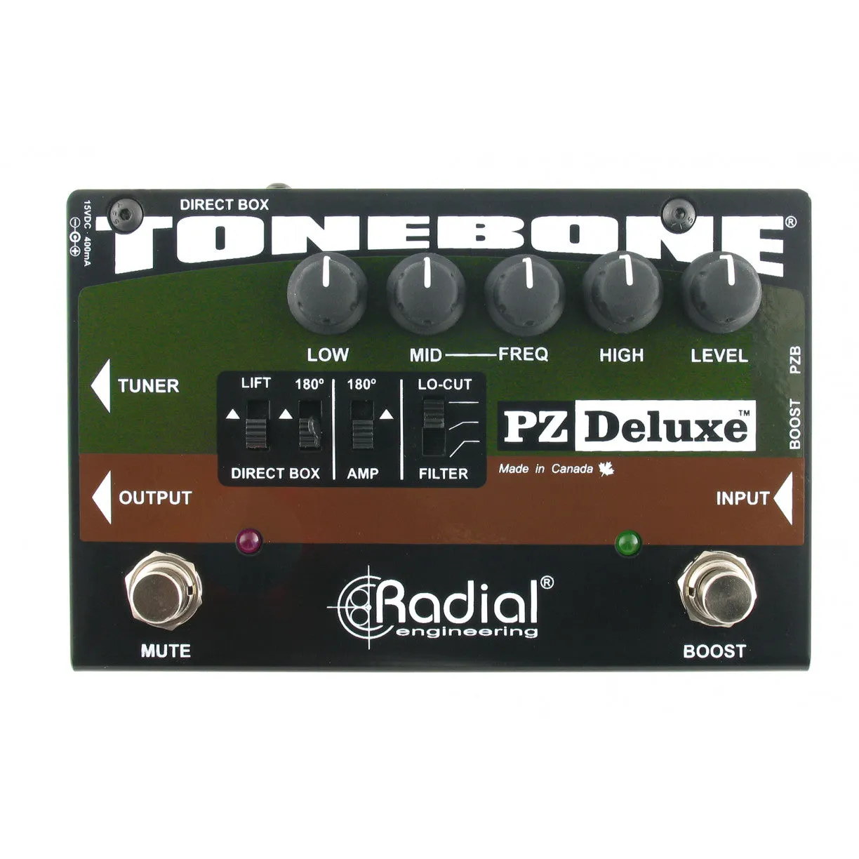 Radial PZ-Deluxe Acoustic Instrument Preamp