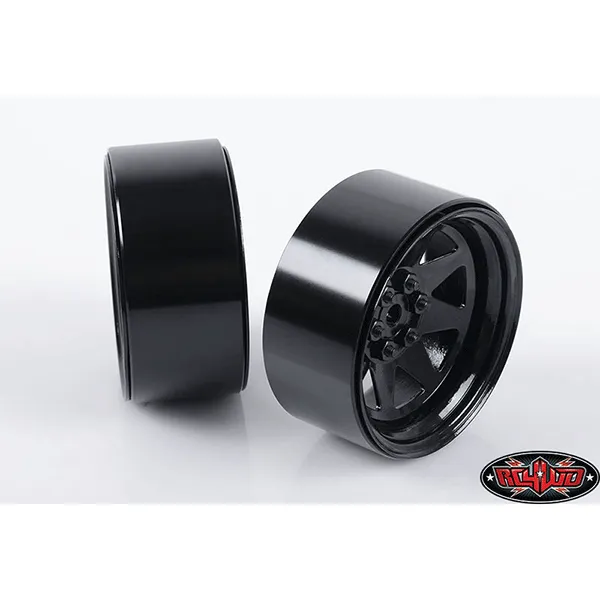 RC4WD 6 Lug Wagon 2.2 Steel Stamped Beadlock Wheels (Black)