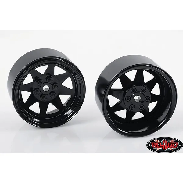RC4WD 6 Lug Wagon 2.2 Steel Stamped Beadlock Wheels (Black)