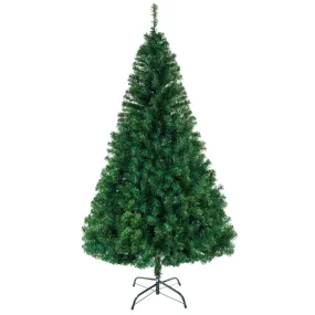 relaxed Burufy 6Ft Christmas Trees ,Artificial PVC Christmas Tree for Indoor Outdoor Xmas Holiday Decoration,Green