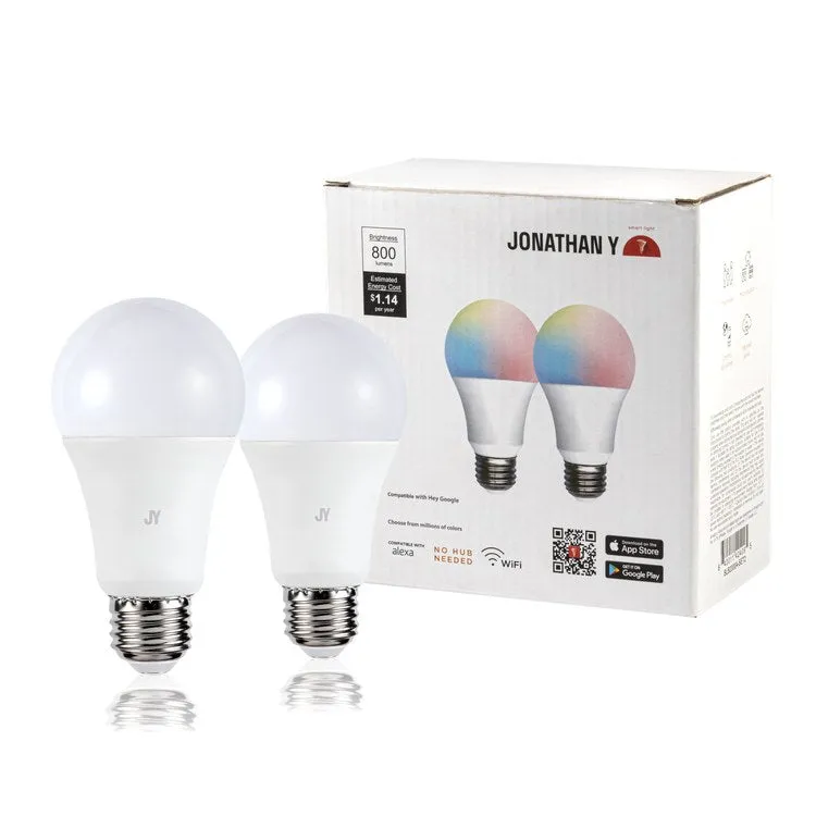 Retam Smart A19 Dimmable Light Bulbs Set of 2