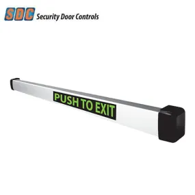 SDC - MSB550W-2VW - Outdoor Mechanical Switch Bar Exit Device - 36" - Weather Sealed - Heavy Duty - 628 - Aluminum Clear Anodized