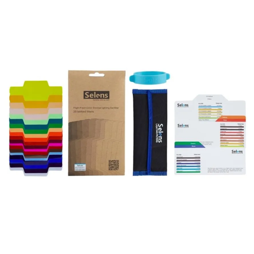 Selens Universal Flash Color Gel Set with Organizer
