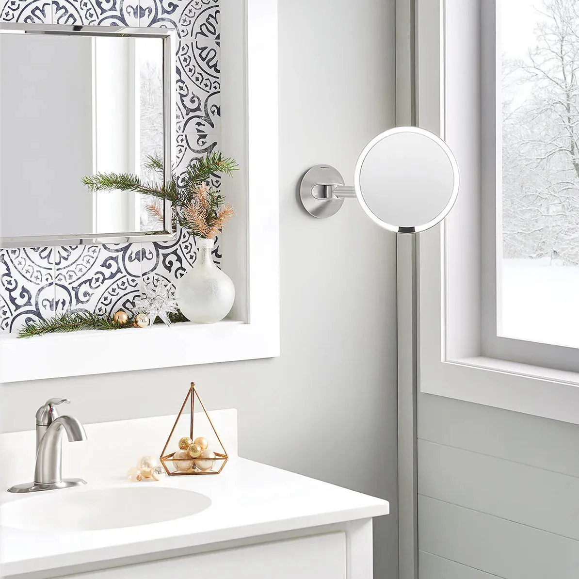 Simplehuman Wall Mount Sensor Mirror Wired