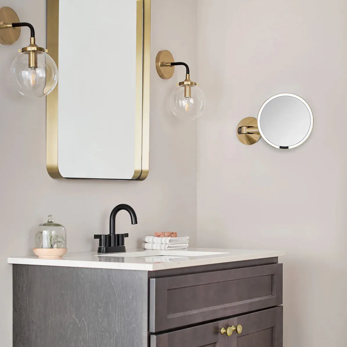 Simplehuman Wall Mount Sensor Mirror Wired
