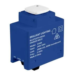 Smart Bluetooth Mesh Dimmer Mech in Blue