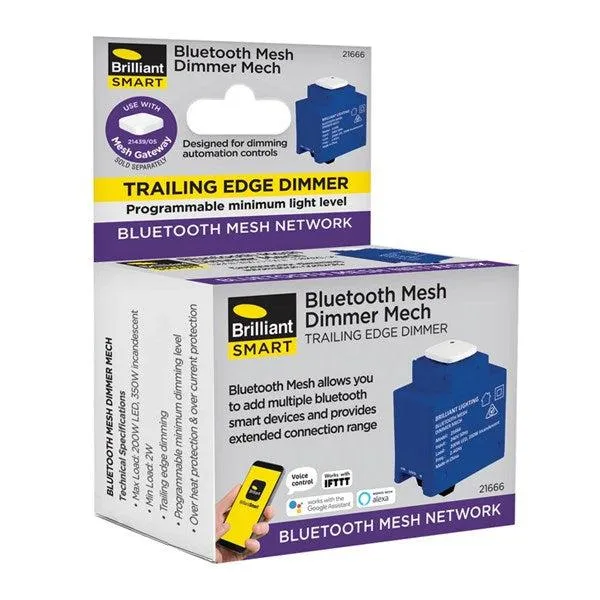 Smart Bluetooth Mesh Dimmer Mech in Blue
