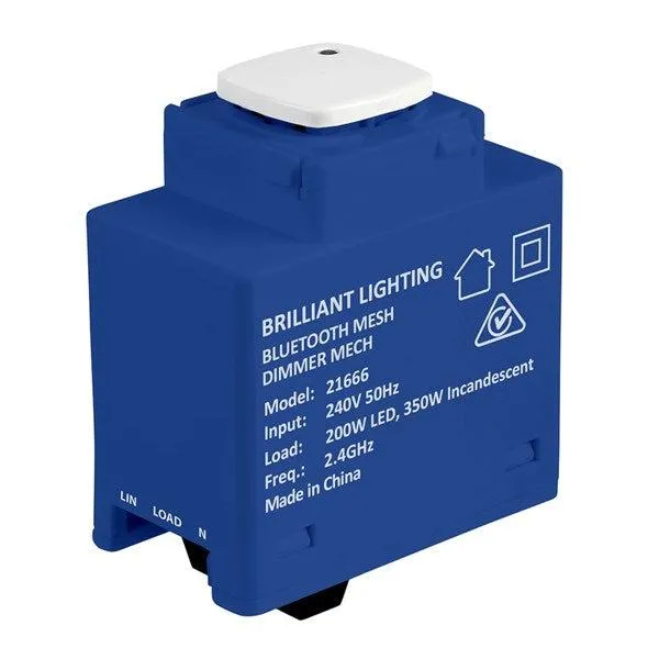 Smart Bluetooth Mesh Dimmer Mech in Blue