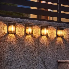 Solar Fence Lights, LED Solar Outdoor Lights Waterproof Solar Deck Lights Patio Decor for Outside Yard Porch Driveway