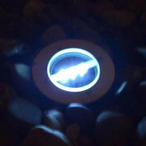 Solar Powered Floor Path LED Light