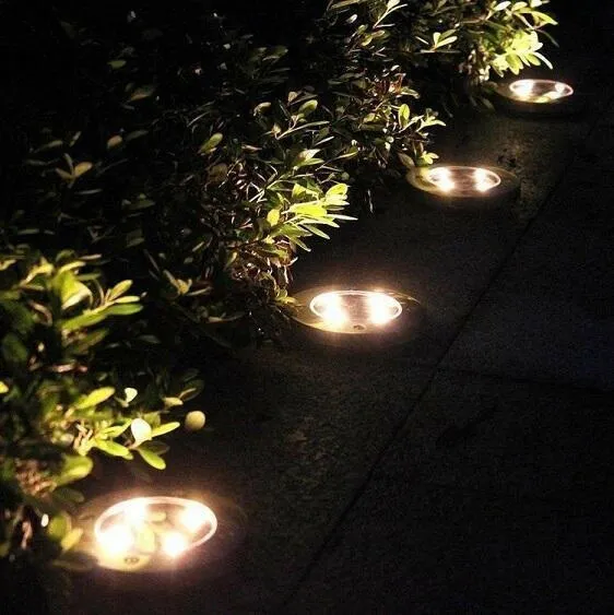 Solar Powered Floor Path LED Light