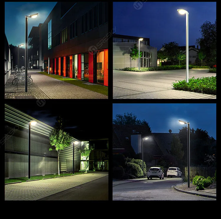 Solar Smart Motion Sensor LED  Pole Design Outdoor Street Light