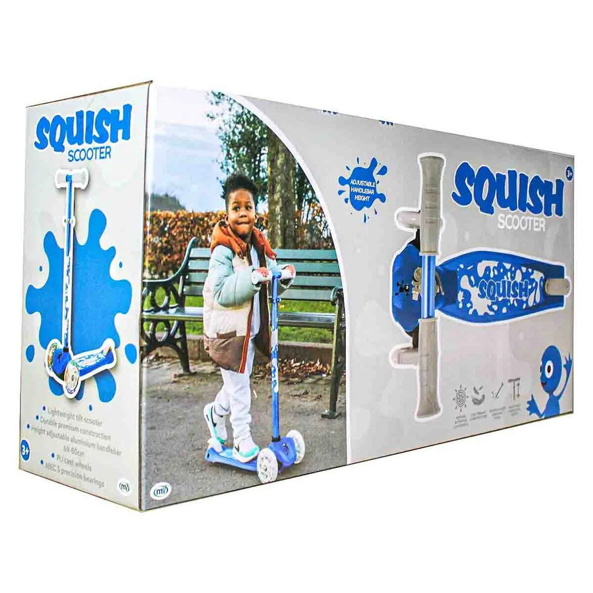 Squish Mini Flex LED Tilt n' Turn Scooter Blue