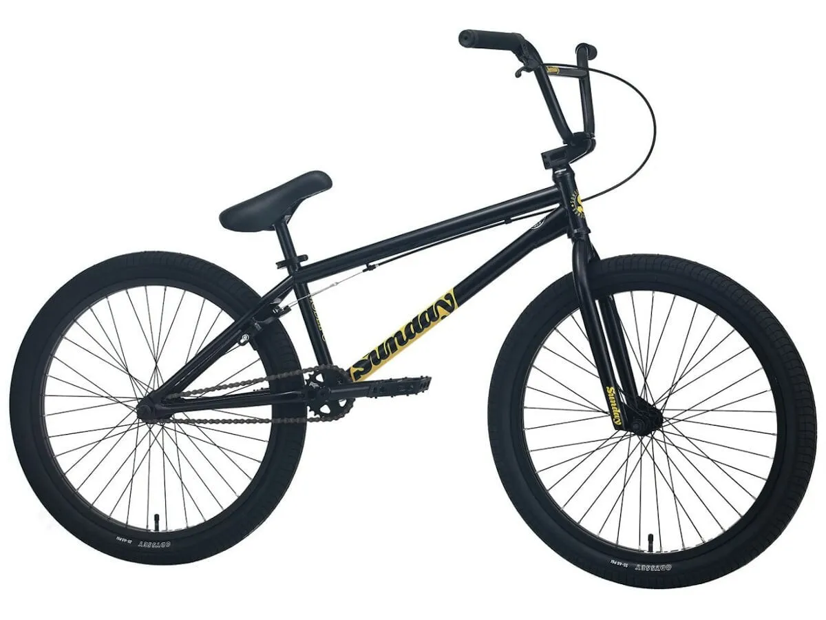 Sunday 2023 Model C 24" Complete BMX Bike - Gloss Black