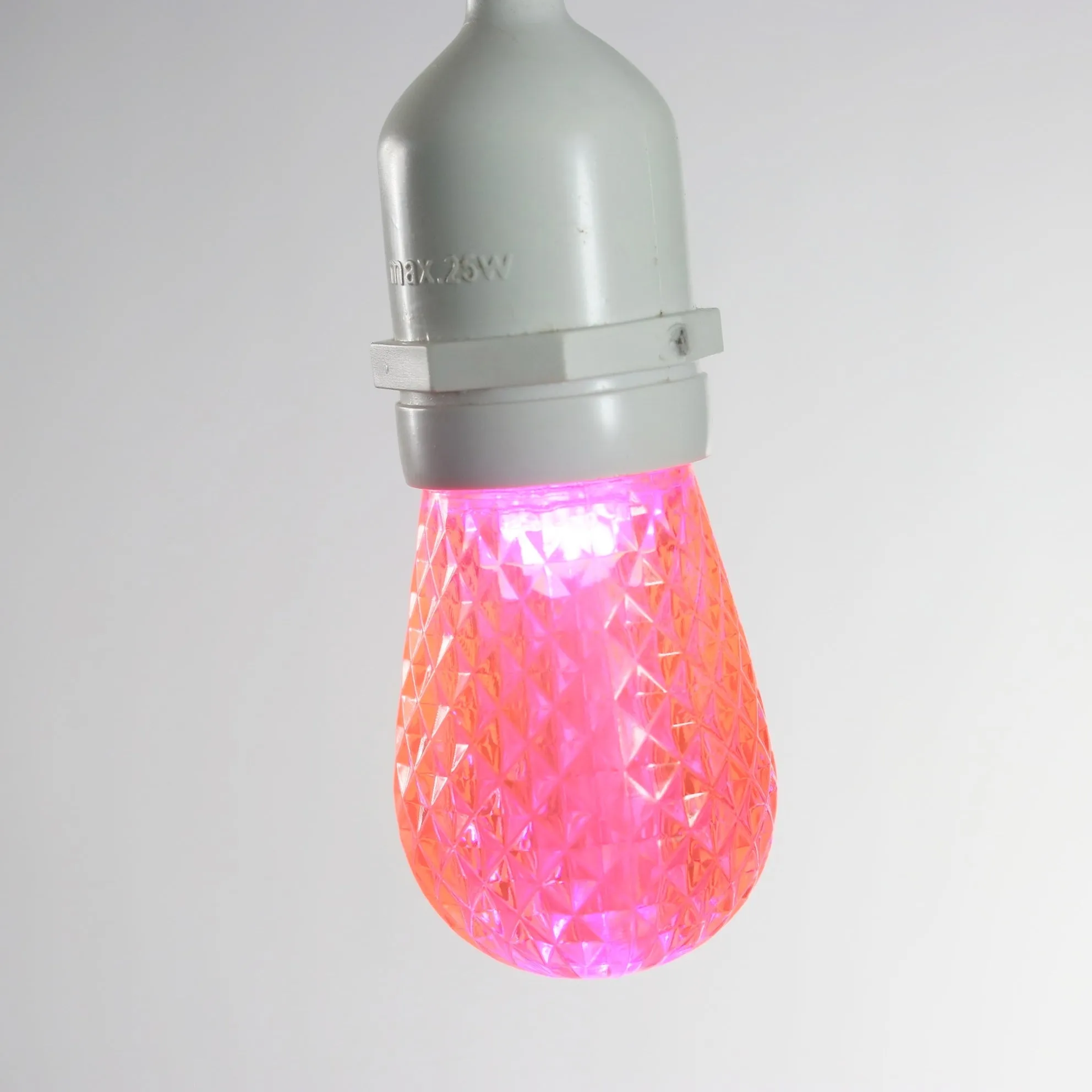 T50 Pink LED Bulbs E26 Bases (SMD) (10 Pack)