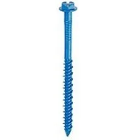 Tapcon 24340 Screw Anchor, Hex Drive, Steel, Climaseal, 75 PK :PK 75: QUANTITY: 1