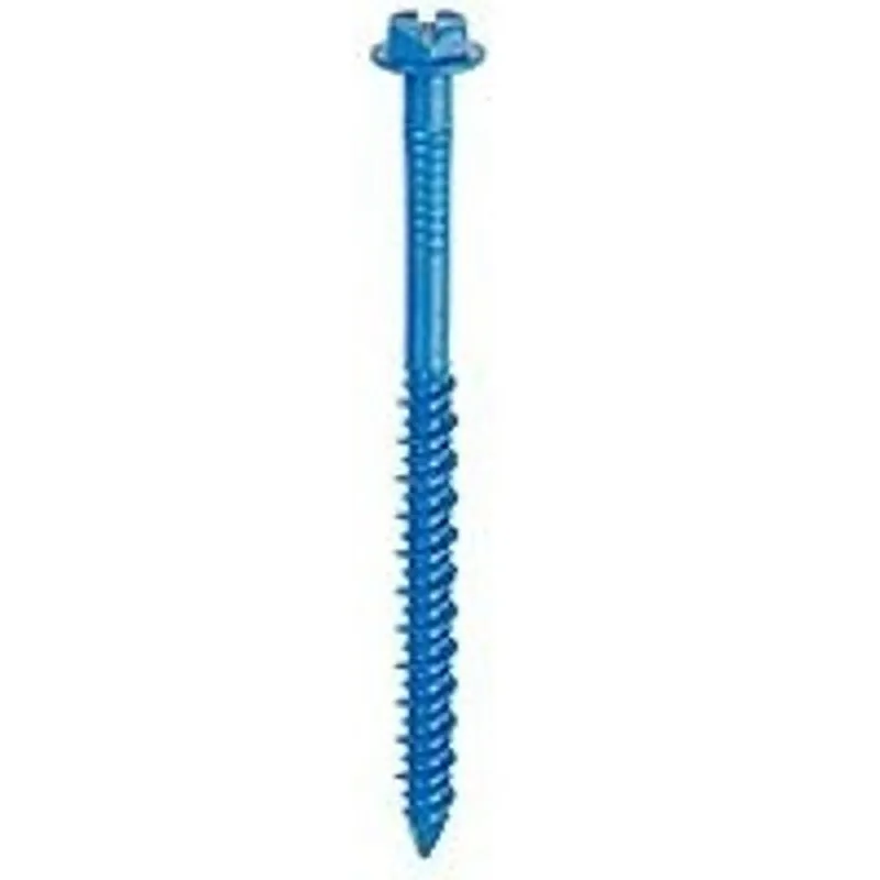 Tapcon 24340 Screw Anchor, Hex Drive, Steel, Climaseal, 75 PK :PK 75: QUANTITY: 1