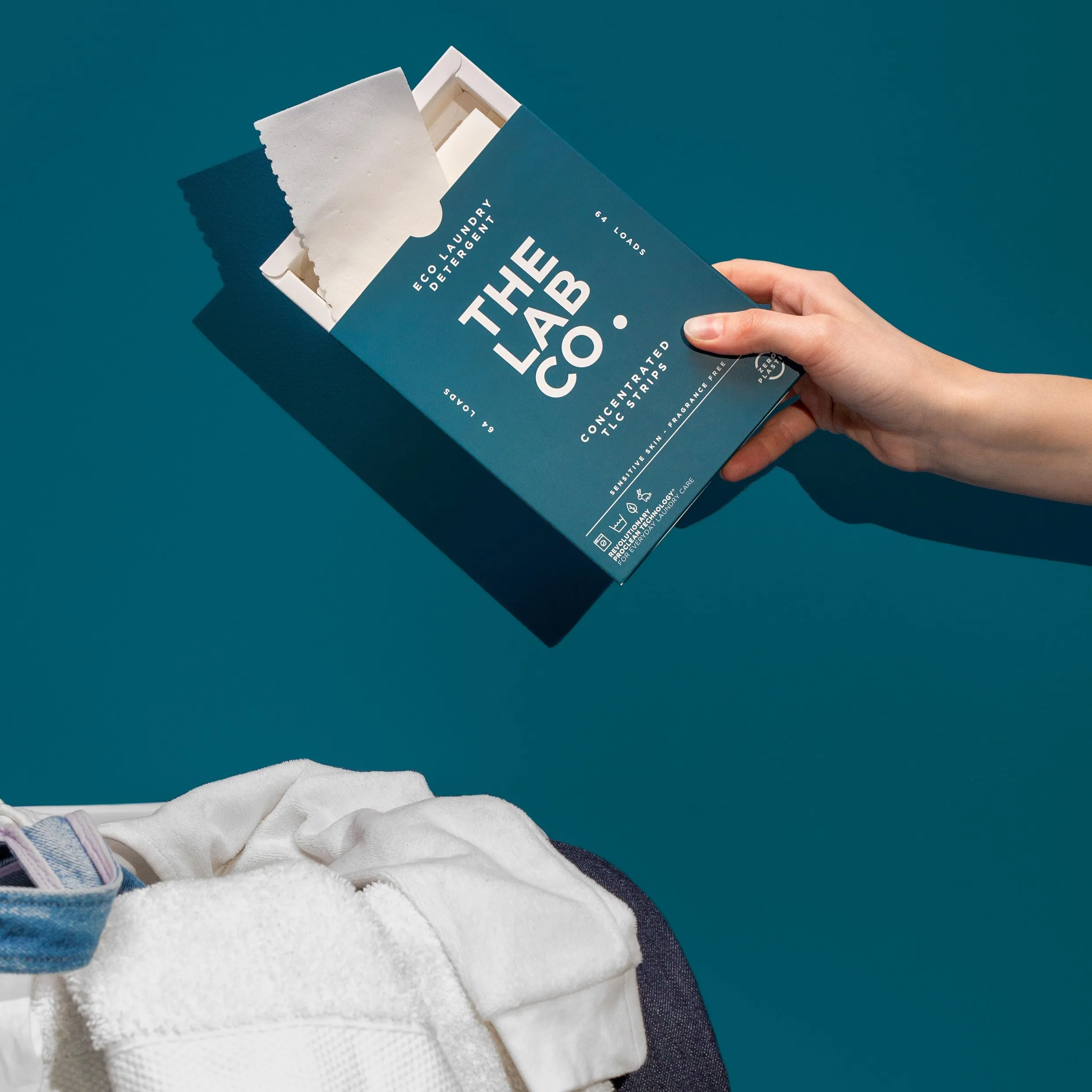 The Lab Co. Laundry Detergent Strips 64 Pack