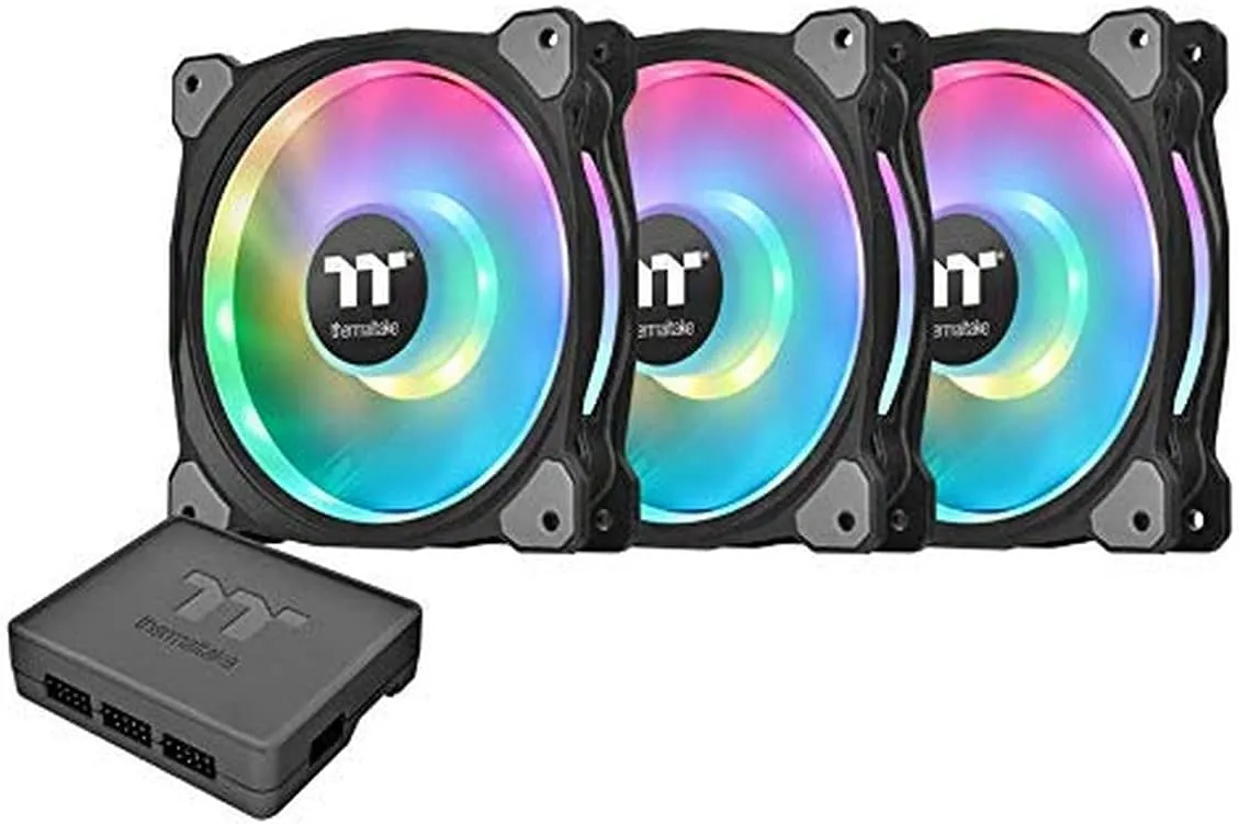 Thermaltake CLF078PL14SWA Riing Duo Fan Duo RGB 140mm 3Fan Pack