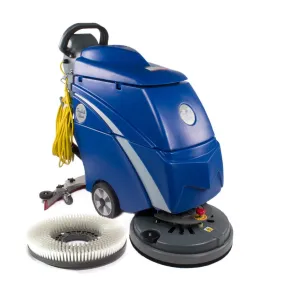 Trusted Clean 'Dura 18HD' Cord Electric 18" Automatic Floor Scrubber w/ Brush - 9 Gallons