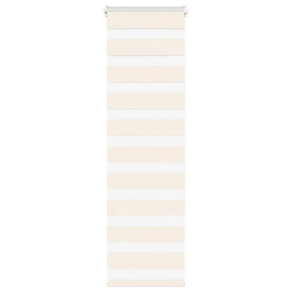 vidaXL Zebra Blind Marble Beige 40x100 cm Fabric Width 35.9 cm Polyester