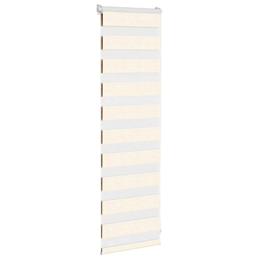 vidaXL Zebra Blind Marble Beige 40x100 cm Fabric Width 35.9 cm Polyester