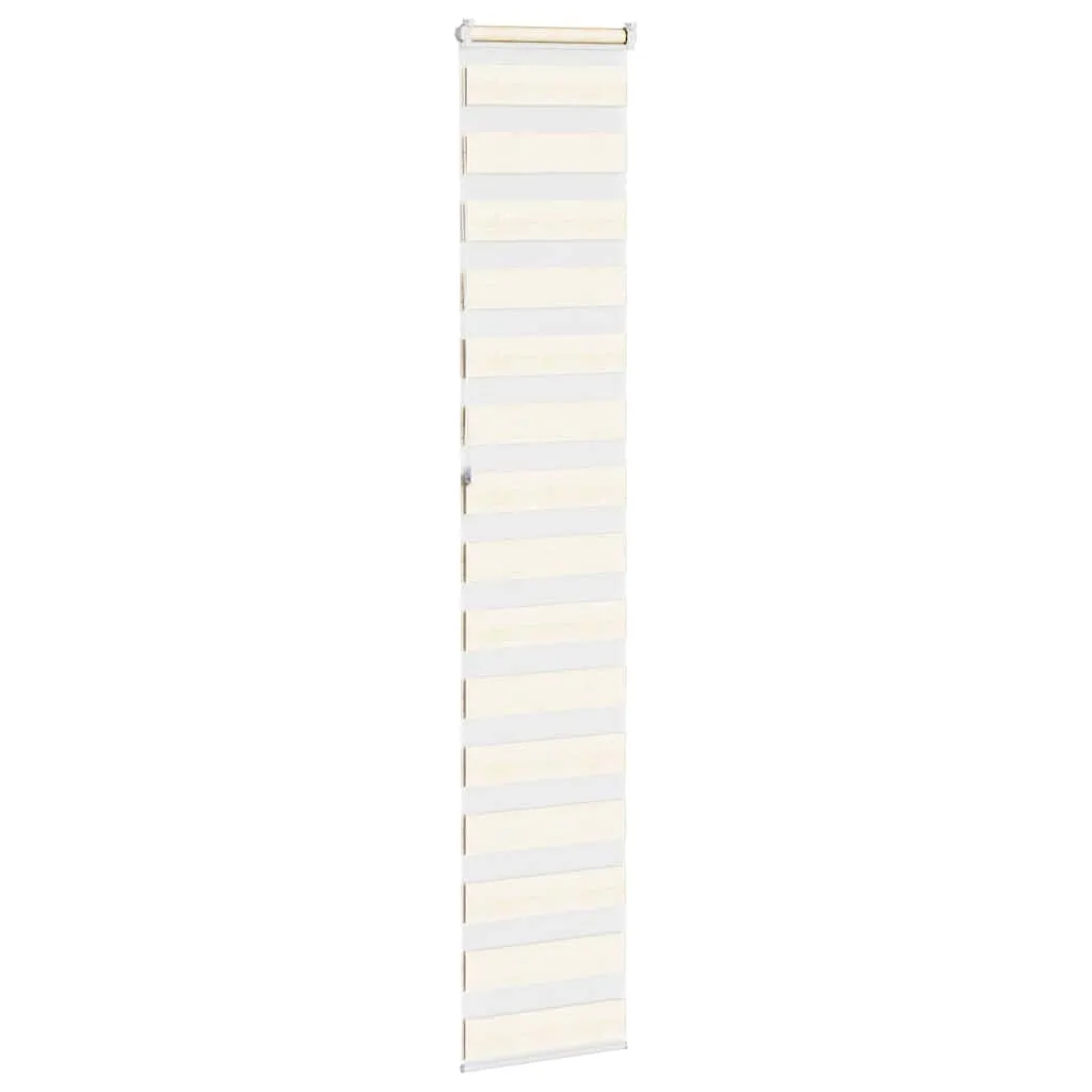 vidaXL Zebra Blind Marble Beige 40x230 cm Fabric Width 35.9 cm Polyester