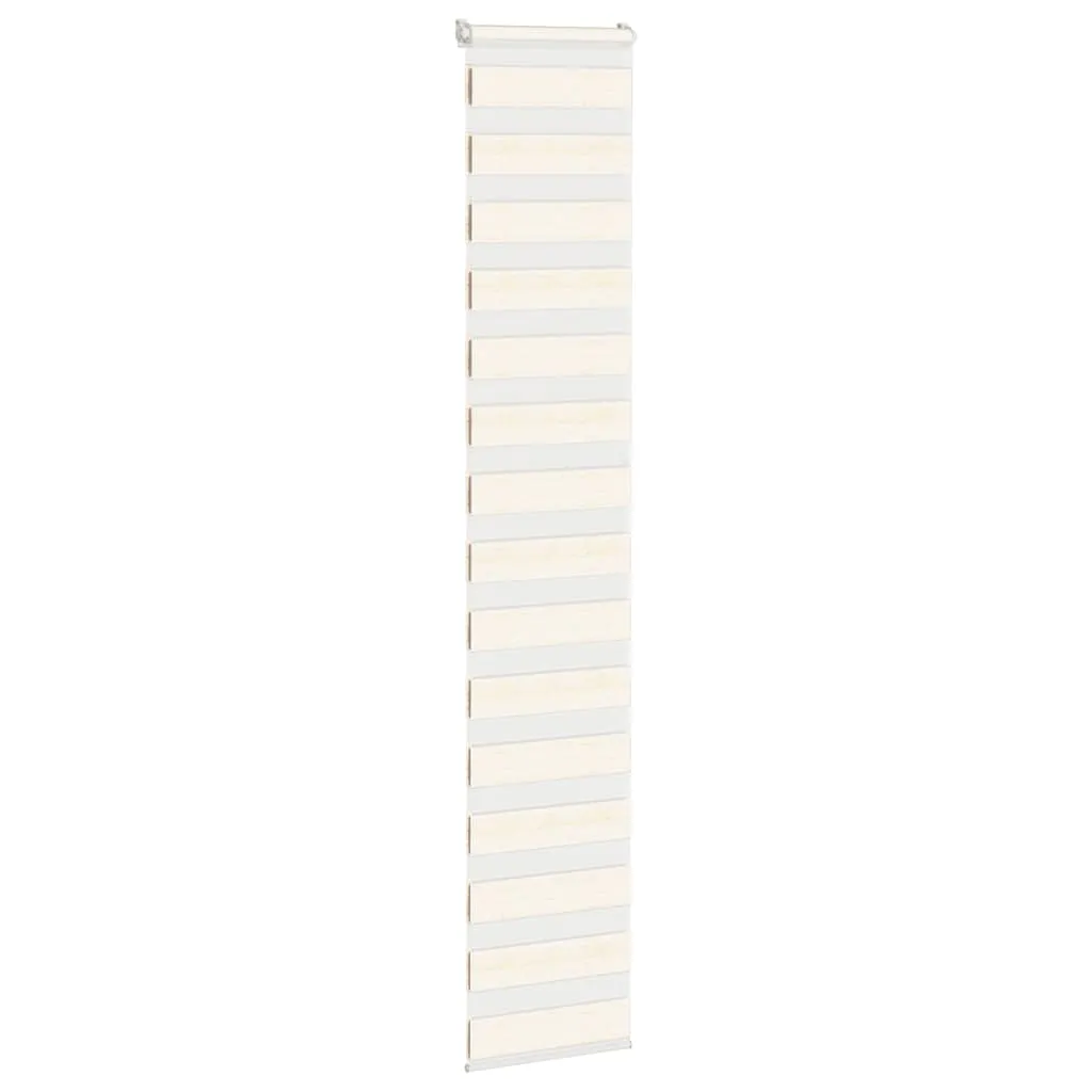 vidaXL Zebra Blind Marble Beige 40x230 cm Fabric Width 35.9 cm Polyester