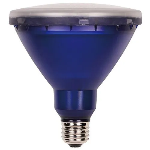 Westinghouse 0315100 15W PAR38 LED Outdoor Bulb, Flood Blue E26 (Medium) Base, 120V, Box