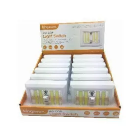 White 4W COB Plastic Switch Light - By Kingavon