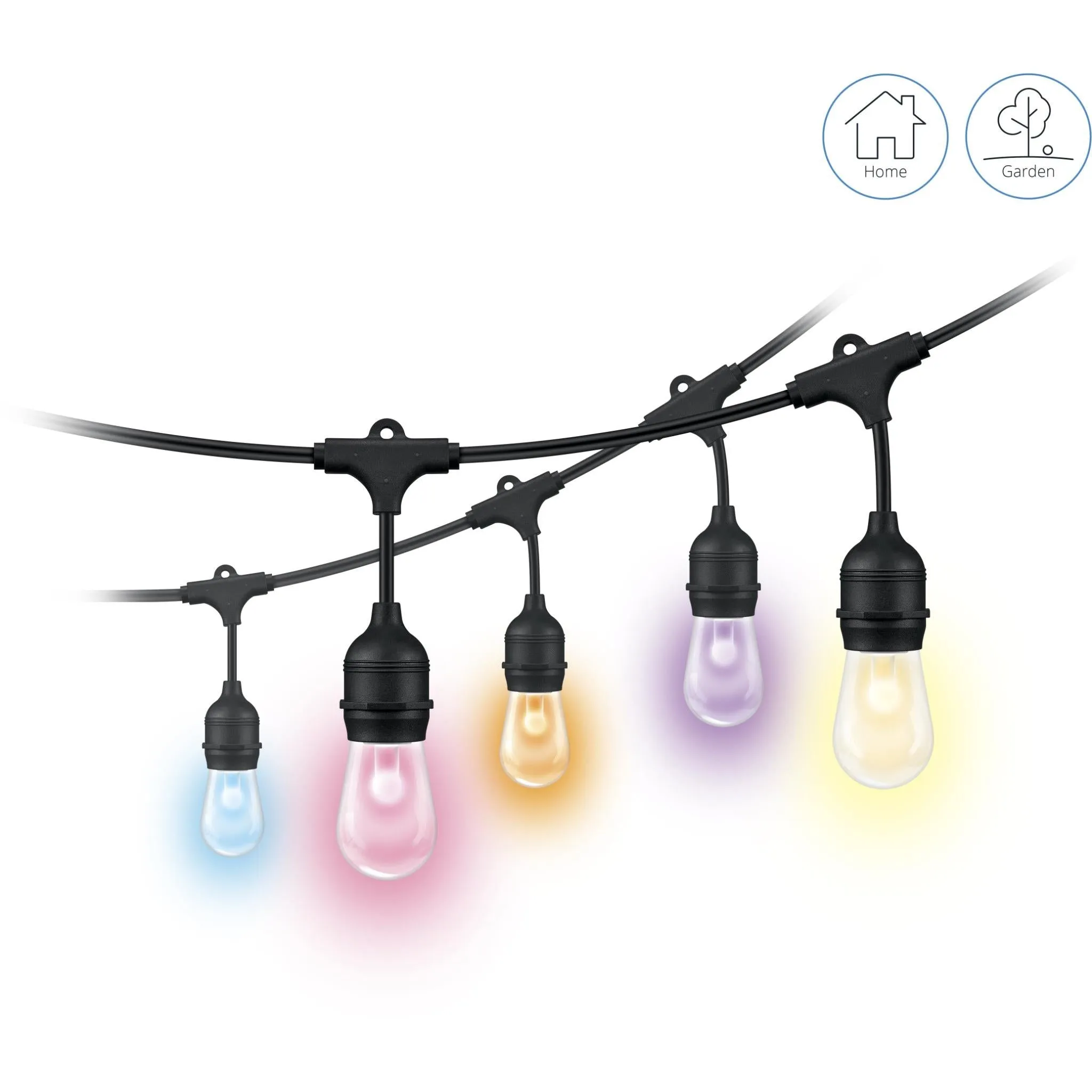 WiZ Colour & White String Lights (14.8m)
