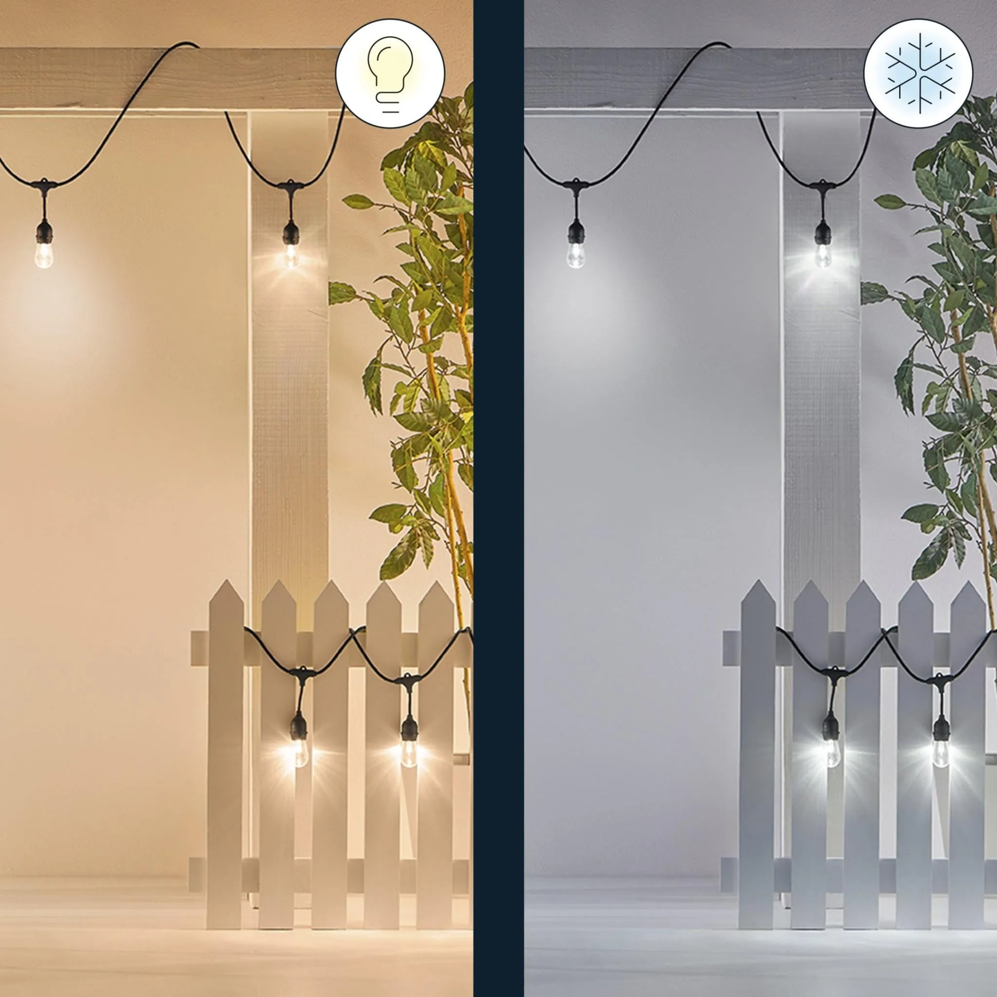 WiZ Colour & White String Lights (14.8m)