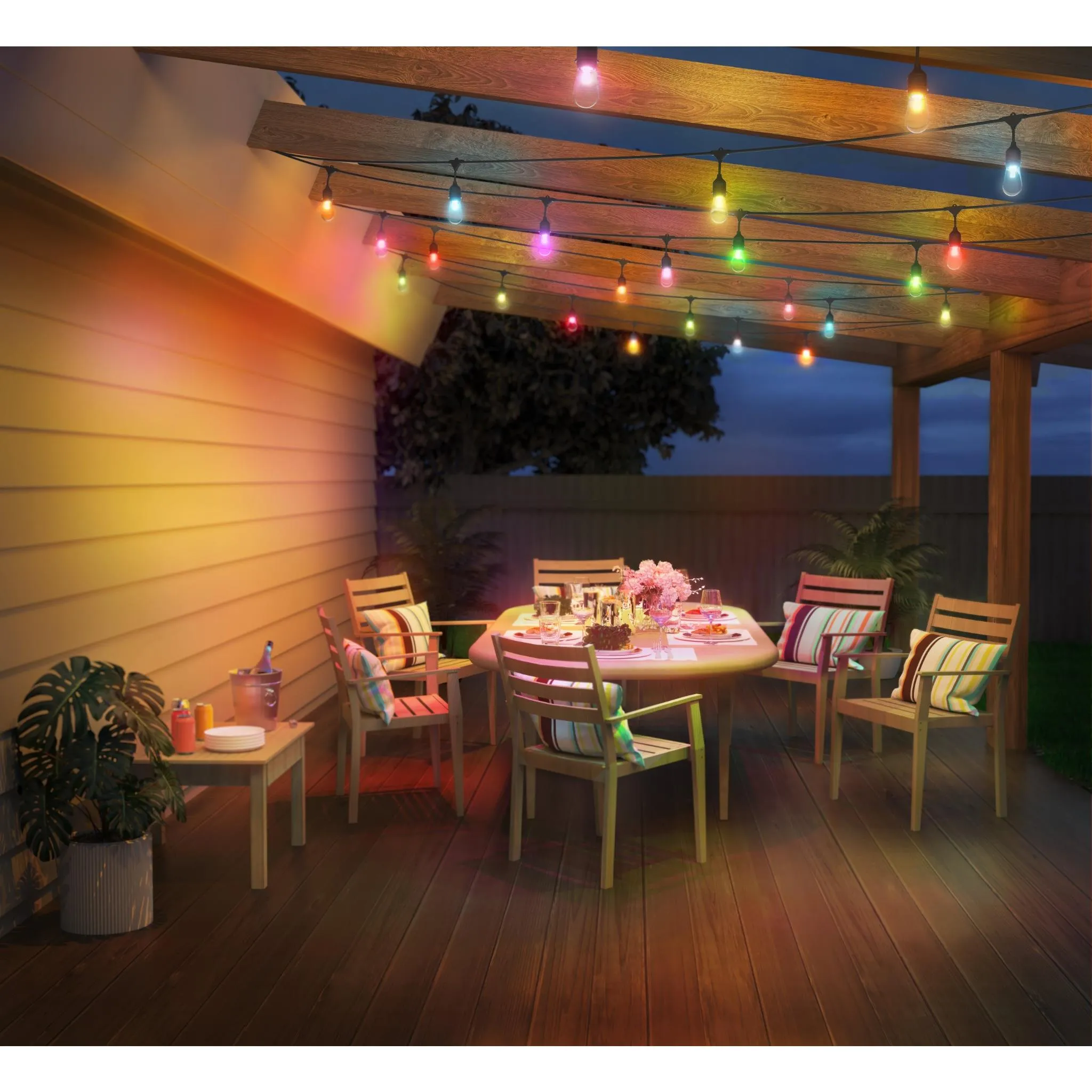 WiZ Colour & White String Lights (14.8m)
